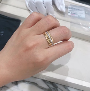 cmon kstar黑白红蓝陶瓷戒指时来运转动宽窄版男女婚戒对戒宝诗龙