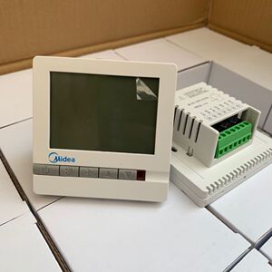 中央空调风机盘管控制面板三速开关水机系统智能美的温控器手操器