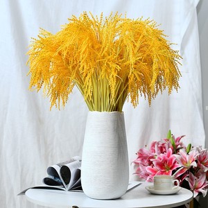 小麦麦穗假花大米仿真稻谷稻子道具装饰塑料布置演出舞蹈稻穗花束