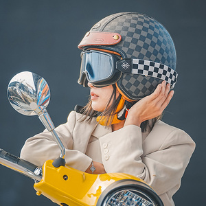 电动摩托车哈雷头盔