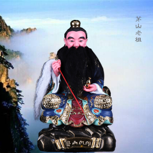 三茅真君 12/16寸茅山祖师爷神像  敦煌彩树脂玻璃钢道教神像摆件