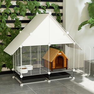 柯尔鸭宠物笼子家用室内大号铁丝网鸭窝小鸭子幼崽房子别墅带厕所