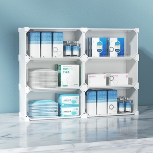 药柜家用小型桌面家庭多层简易大容量储药柜药箱药物盒药品收纳柜