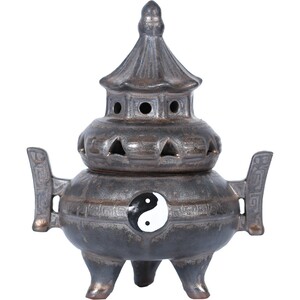 太极八卦陶香炉