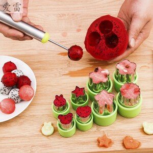 刻花萝卜酒店压花器果蔬蔬菜模具厨师雕花模具雕刻压花料头西瓜用