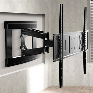 电视伸缩挂架大屏通用758598100寸适用于三星tcl小米旋转壁挂支架
