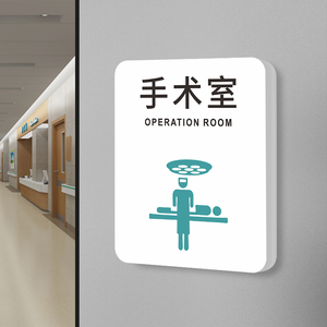 手术室门牌中医牙科口腔医院诊所科室标志墙贴清洁室挂牌专科儿童治疗