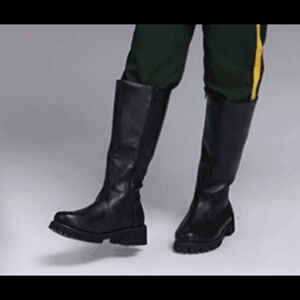 复古民国军靴男女鞋子军装军靴摄影舞台演出长筒靴国民军装高筒靴