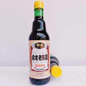 山西俞龙老陈醋420ml*1瓶纯粮酿造4.5度食醋家用凉拌饺子泡黑豆