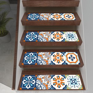 楼梯贴台阶贴纸防滑踏步贴家用地面装饰贴纸防水耐磨地贴自粘墙贴