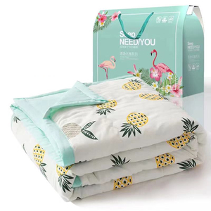 夏季公司活动赠品夏被带礼盒装空调被开业促销礼品夏凉被芯薄被子