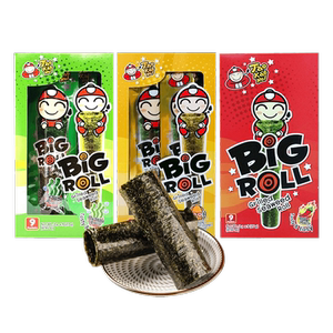 泰国进口好丽友 老板仔原味香脆海苔27g(9条装)裸价临期零食品