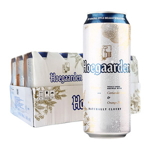国产Hoegaarde福佳白比利时风味小麦白啤精酿啤酒500ml听罐装