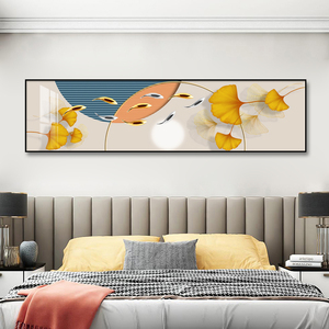 床头挂画招财图