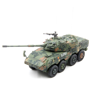 UNISTAR 1/72 中国陆军ZTL-11轮式突击炮93阅兵合金成品战车模型