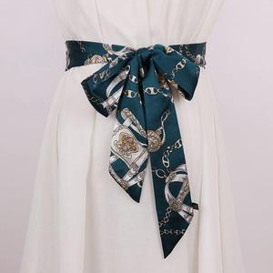 长条小丝巾女春秋款洋气时尚腰带新款百搭夏季搭配衬衫连衣裙皮带