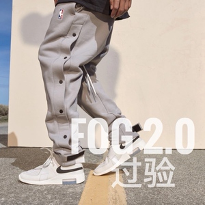 过验fear of god essentials fog联名 nba二代排扣篮球加绒卫裤