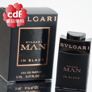 bvlgari宝格丽in black黑色绅士酷幽男士香水小样 5ml