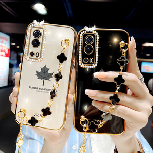 vivoy53s手机壳步步y53s保护套5g版v2111a背带斜挎vivi硅胶软壳53y