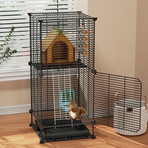 松鼠用品大全蜜袋鼯笼子专用金花松鼠笼子加密养松鼠的笼子生态笼