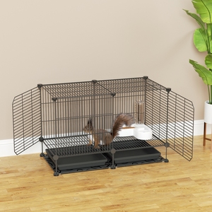 松鼠笼子专用加密三层玩具密袋鼠龙猫标准笼小宠笼两层笼子小房子