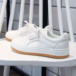 官网以纯2022年新款夏季薄款小白鞋女鞋百搭透气板鞋春秋爆款平底