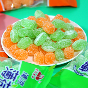 老式橘子糖水果糖怀旧70后80后清凉薄荷糖硬糖儿时回忆童年糖果