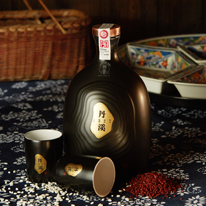 丹溪牌红曲酒1327铁盖半干型浙江义乌黄酒4瓶装宴请送礼精品750ml