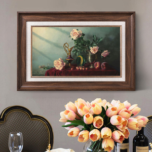 欧式复古油画画框外框装裱挂墙定制任意尺寸相框裱框定做数字油画