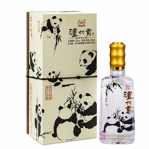 泸州老窖定制酒泸州贡大熊猫纪念版浓香型口粮白酒52度礼盒装