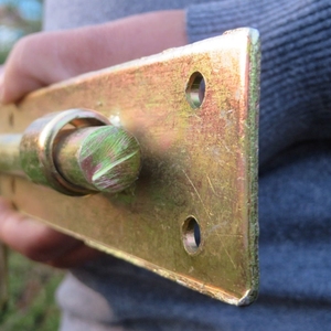 铁做仓库专用大铁门锁扣加厚加重焊接铁门大门栓插销老式木门锁扣