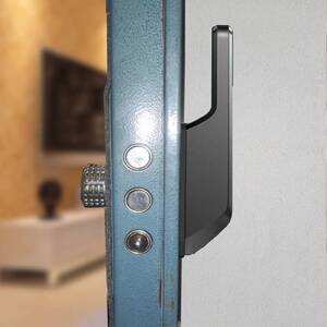 老式防盗门自碰门自动锁自动碰锁十字锁芯锁改指纹锁密码锁电子锁