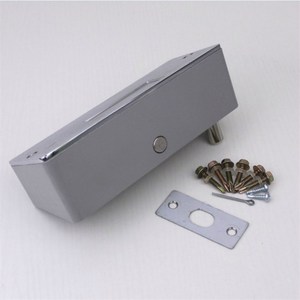 新品锁逃生锁平推杆式防火门锁双门扇双门器消防u锁双开门双定制