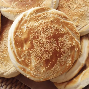 山东吊炉烧饼特产芝麻老式菏泽河南正宗手工咸香五香小大烧饼即食