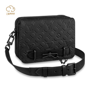 lv路易威登男包压纹牛皮织物内衬可拆肩带单肩斜挎邮差包 m57307