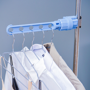 窗户口挂衣杆窗框晾衣神器窗台外晾衣架阳台卡扣式晾衣杆便携旅行