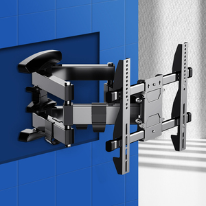 三星电视机挂架伸缩旋转支架通用壁挂墙折叠移动43/55/65/75英寸