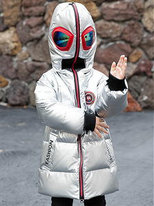 联名旗舰店富 安踏潮流儿童羽绒服官方中大童运动外套奥特曼冬装