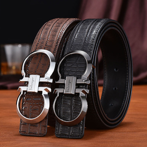 官方旗舰店菲拉格慕国王皮带男士潮流商务休闲裤带个性真皮裤腰带