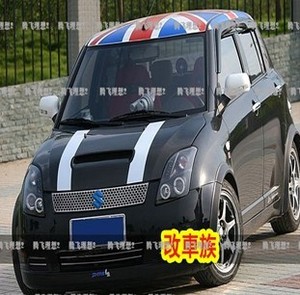 铃木雨燕拉花车身贴纸 铃木专用车贴 雨燕整车贴花车顶/机盖