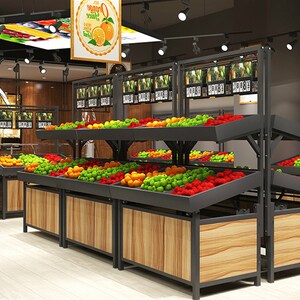 永辉超市蔬果货架