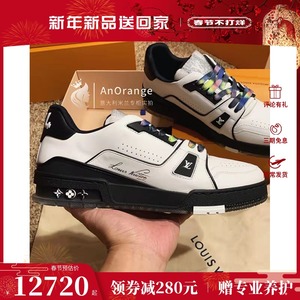 lv男鞋高帮白色