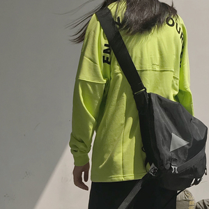 荧光绿衣服长袖男