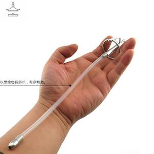 导尿马眼刺激尿道插棒外出佩戴男用阴茎空心软管加长膀胱穿环情趣