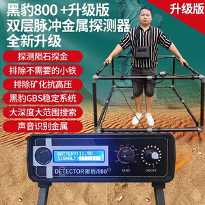 金属探测仪器黄金进口黑豹800 升级版波导脉冲抗高压干扰考古