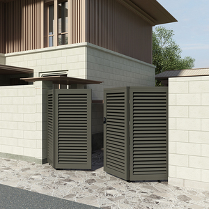 铁艺庭院门别墅大门现代简约户外花园小区大门单开铁艺门栅栏门