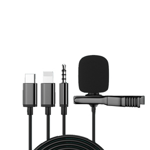 SADA/赛达 领夹式有线麦克风手机电脑抖音录音话筒收音麦设备专用