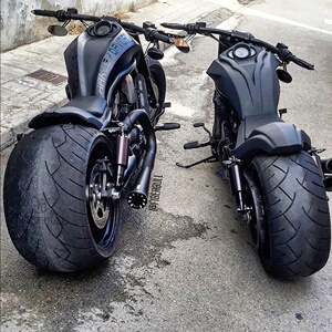 哈雷金刚狼复古太子车大排量重机改装宽胎大地鹰王双缸250摩托车