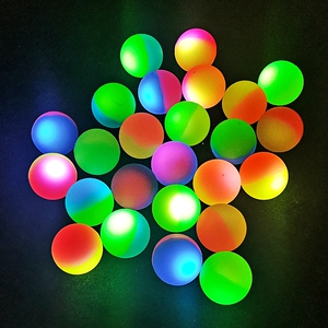 会发光的弹力球儿童卡通益智闪光龙珠玩具水晶球大号夜光无毒弹性