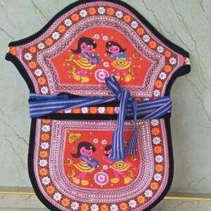 贵州云南织金大方安顺威宁六盘水少数名族后背式宝宝背扇背带